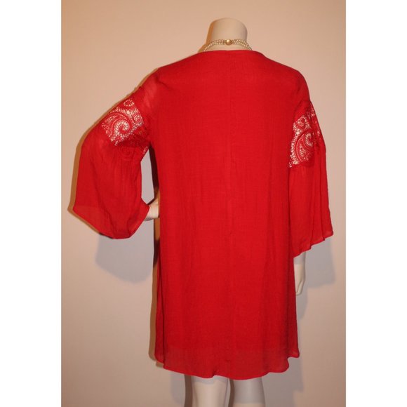 Red Shift Dress by Indigo Rose - Picture 2 of 3